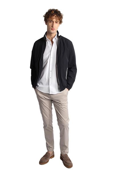 İgs Men's Navy Blue Spring Coat