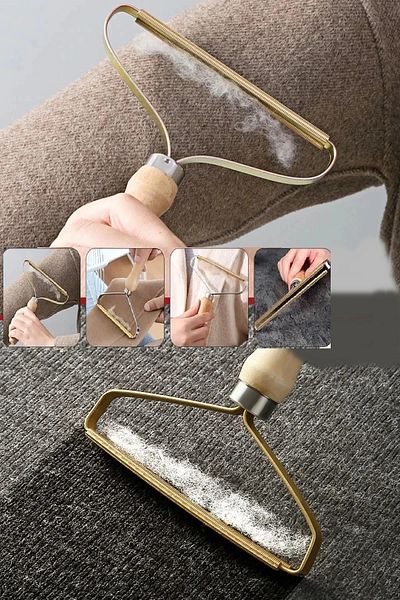 DMR Wooden Handle Carpet Feather Collector