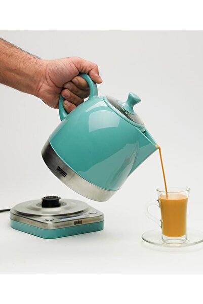 BUNCA Deem Electric Karak Kettle - 1 Liter - Turquoise | Quick Preparation, Authentic Taste 1012A
