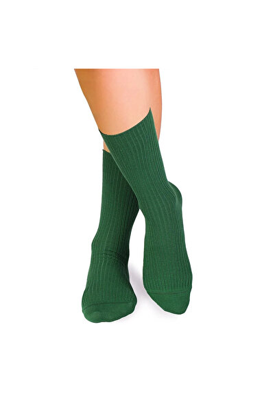 Pirin Hill Sosete bumbac lungi fara elastic Dark green