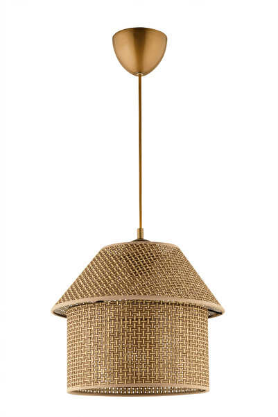 NisaLuce Nisa Luce Monza Tekli Hasır Sarkıt-Kahve