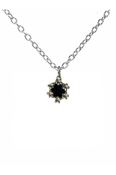 Herşey Nota Black Night Starry Unisex Necklace – the Sparkle of the Infinite Sky