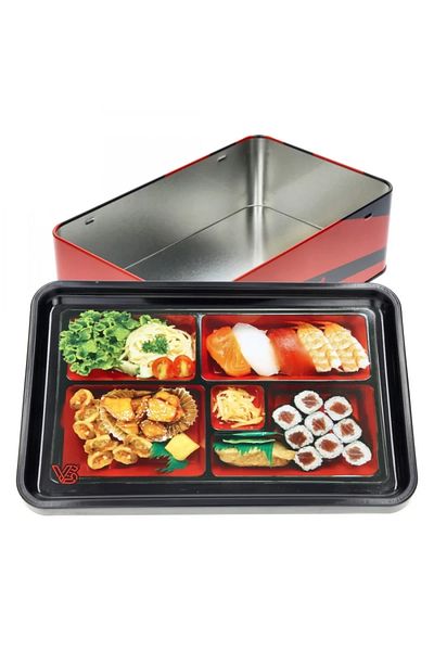 V Syndicate Cutie metalica depozitare Syndicate Bento Sushi cu capac detasabil, 21x13,5cm