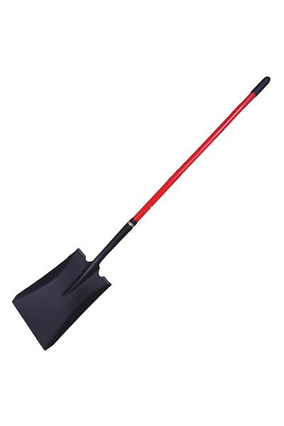 flores Square shovel with fiber handle, 275 x 230 mm, total length 1.5 m