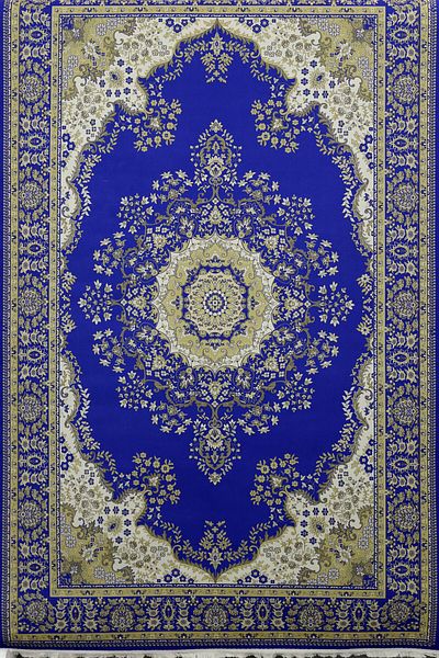 Alkaffary Al-Qafari blue carpet