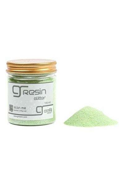 Graffiti Resin Pistachio Glitter 100g