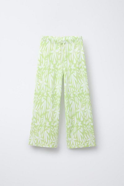 e-çocuk Pleated Patterned Trousers N021