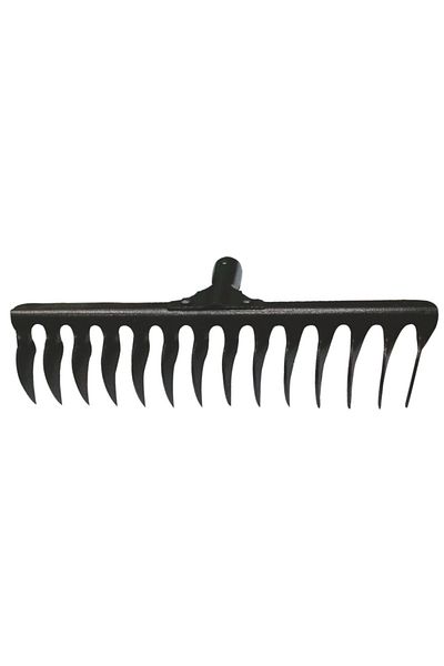 flores Carbon grey rake, 3 mm, 14 teeth