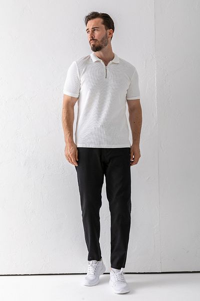 JB John Borners Men's Adjustable Waist Pocket Jogger Trousers Black - 5060