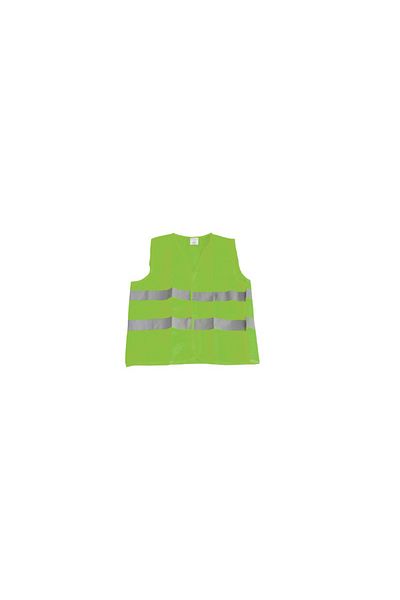 flores Thick reflective vest, with signal stripes, green, size L
