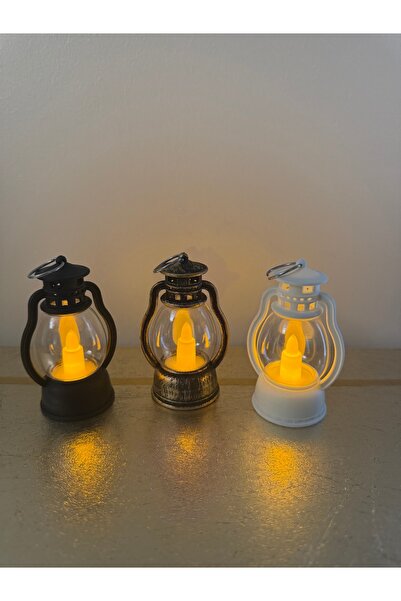 GümüşAVM Ledli Gaz Lambası 3’lü Set