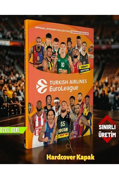 karinabest 2024-25 Official Turkish Airlines Euroleague Sticker Album Limited Edition Special Hardcover Album