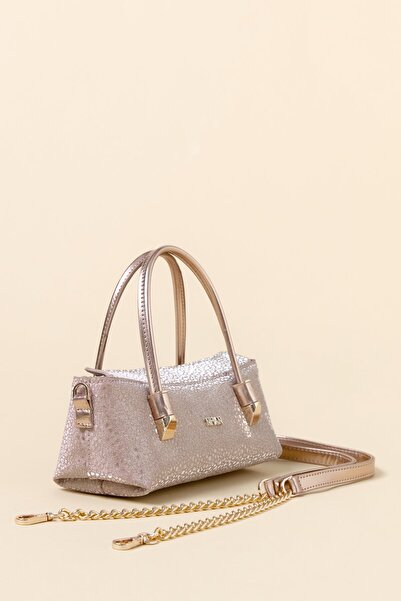 Nihan Mini Abiye El Çantası Gold