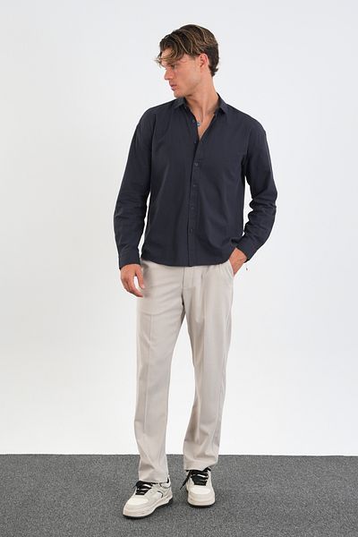 Redline Ανδρικό πουκάμισο Infinity Comfort Fit Navy Blue