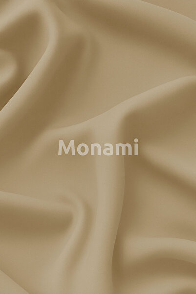 Monami Luxury Beige Elegance Light Proof Blackout Curtain