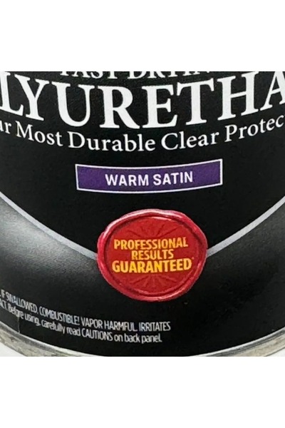 Minwax Fast Drying WARM SATIN Polyurethane Protective Wood Finish /236ml