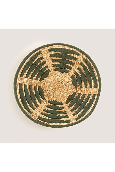 Chakra Pucra Duvar Dekoru Natural/Yeşil