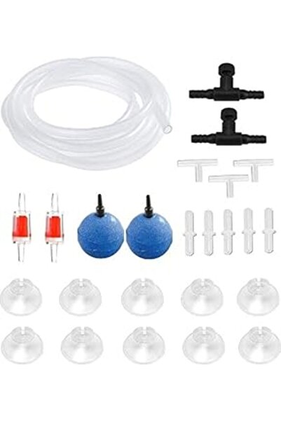 Genel Markalar Safari Akvaryum Hava Seti, Hava Motoru Seti, 10 Metre Hava Hortumu, Vaa, Çekvalf, Ek, Hava Taşı