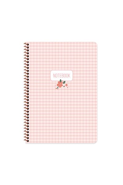 Keskin Colors Sharp Color A4 Lined Spiral Notebook with Sticker |   80 Sheets