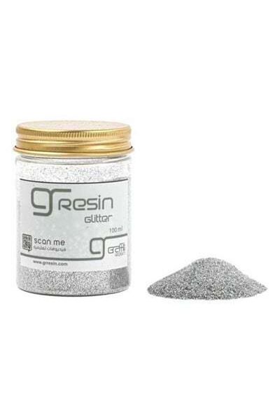 Graffiti Resin Silver glitter 100g