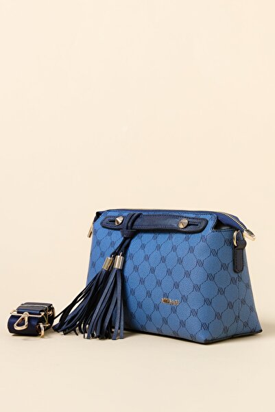 Nihan Dokulu Çapraz Askılı Çanta Lacivert