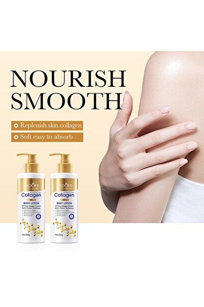 SADOER Loțiune de corp SADOER, serie cu colagen pentru fermitate, hidratantă și anti-îmbătrânire, 300g