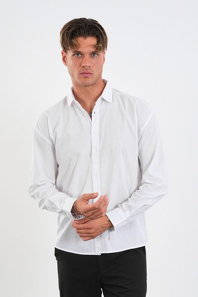 Redline Infinity Men's Comfort Fit Shirt White