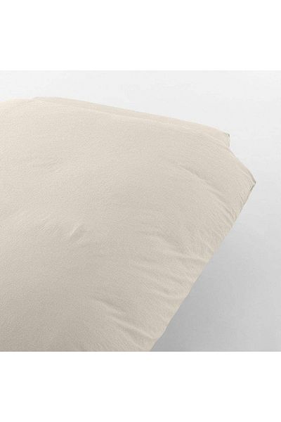 Muji Washed Cotton Duvet Cover, Queen, W210 x L210 cm