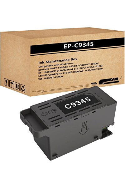 EPSON Muadil L8050 Pxmb9 C9345 Uyumlu Mürekkep Bakım Kutusu Atık Tankı L15150 L15160 L657 Uyumlu