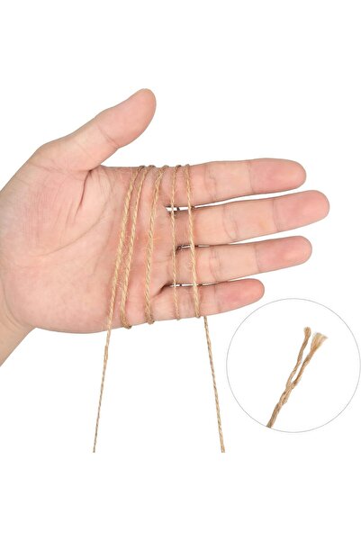 Generic Natural Jute Rope, Brown, 1 Roll, 100 meter