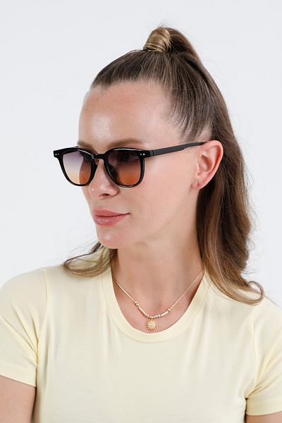 Fulla Moda Metal Detailed Frame Sunglasses