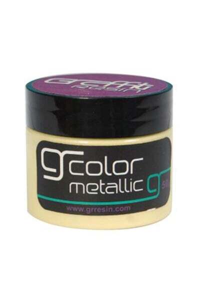 Graffiti Resin 31- لون ريزن ميتاليك أصفر فاتح بيبي 50غ