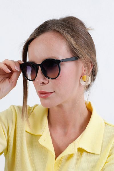 Fulla Moda Round Framed Sunglasses
