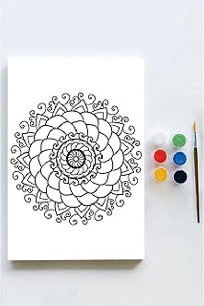 AMAZON TOHUM (21619) Madala Canvas Canvas Painting Hobby Set 11 (40X60Cm)