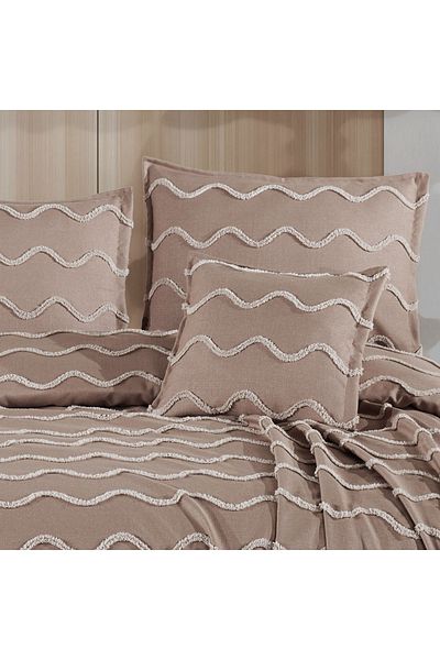 Lief Home Double Bedspread Set 240X240 cm + 2 Pillowcases + 1 Throw Pillow Case