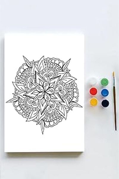 AMAZON TOHUM (21596) Madala Canvas Canvas Painting Hobby Set 10 (50X70Cm)