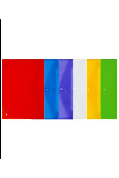 Noki A5 Snap File Document Envelope 6 Colors