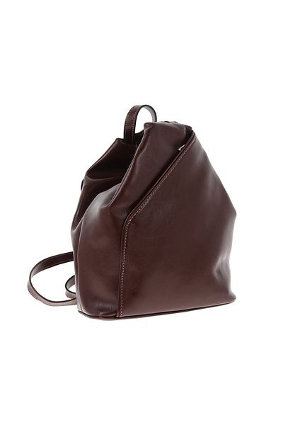 Magazinul de genti Women's backpack/bag made of fine natural leather, model 133, Cognac brown