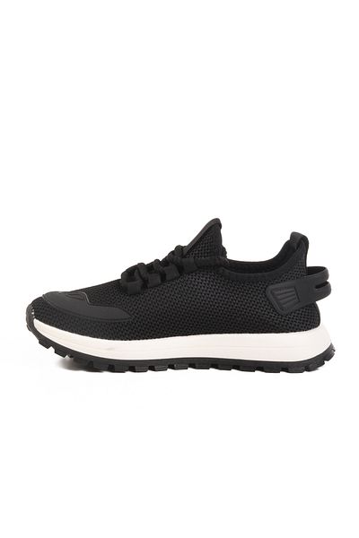 AYK'S Black-White Memory Foam Mesh Men's Sports Shoes Nepal m