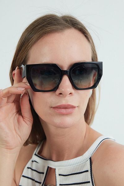 Fulla Moda Hexagonal Framed Sunglasses