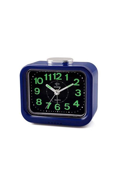 dojana Square Alarm Clock Blue Black
