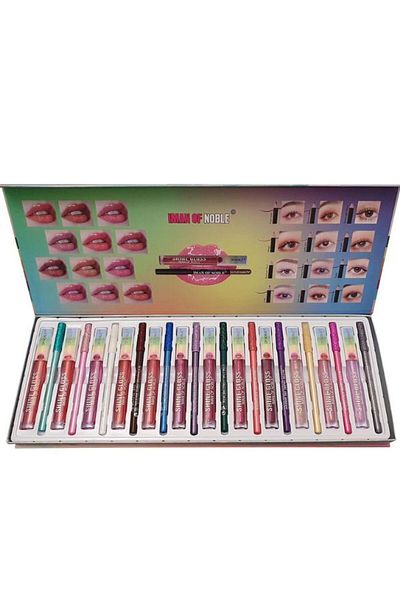 IMAN OF NOBLE Set Rujuri Multifunctional – IMAN OF NOBLE Fluorescence Color Pen & Plump Lip Gloss