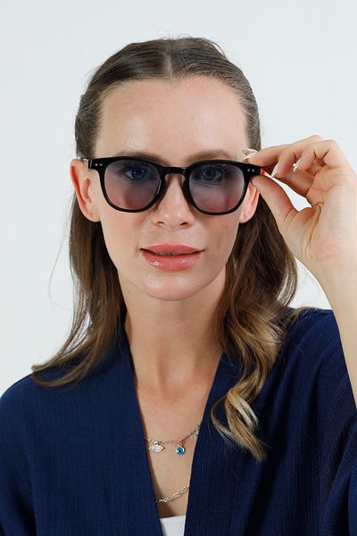 Fulla Moda Metal Detailed Frame Sunglasses