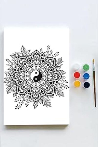 AMAZON TOHUM (21652) Madala Canvas Canvas Painting Hobby Set 2 (40X60Cm)