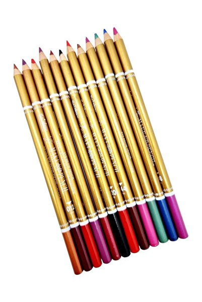 OEM Set of 12 Lip and Eye Contour Pencils – BAOLISHI