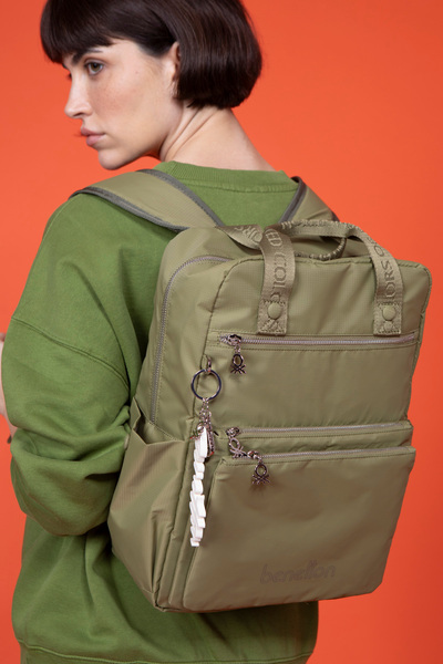 United Colors of Benetton Green Benetton Women's Backpack Bnt1465
