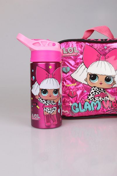 L.O.L. SURPRISE Lol Surpise Lunch Box with Dekomus License, 2-Layer Lunch Box with Steel Bottle 500 ml Food
