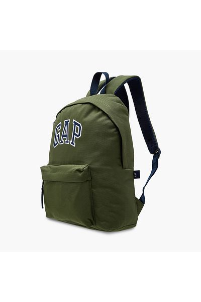 GAP 17-inch Logo Print Backpack with Adjustable Straps and Zip Closure - 43x29x11 cms
