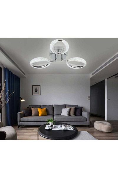 LightPlanet Led Chandelier With 2.4g Wifi Remote Control Light/cold/warm/neutral Intensity Cod:se-c1190/3