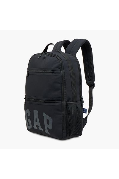GAP Logo Print 17-inch Backpack with Adjustable Straps and Zip Closure - 43x31x14 cms